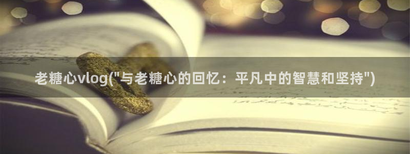 糖心是谁：老糖心vlog(\