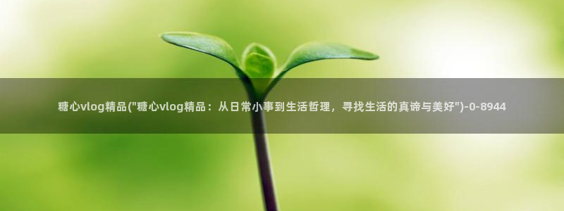 糖心vlgo拜年视频：糖心vlog精品(\